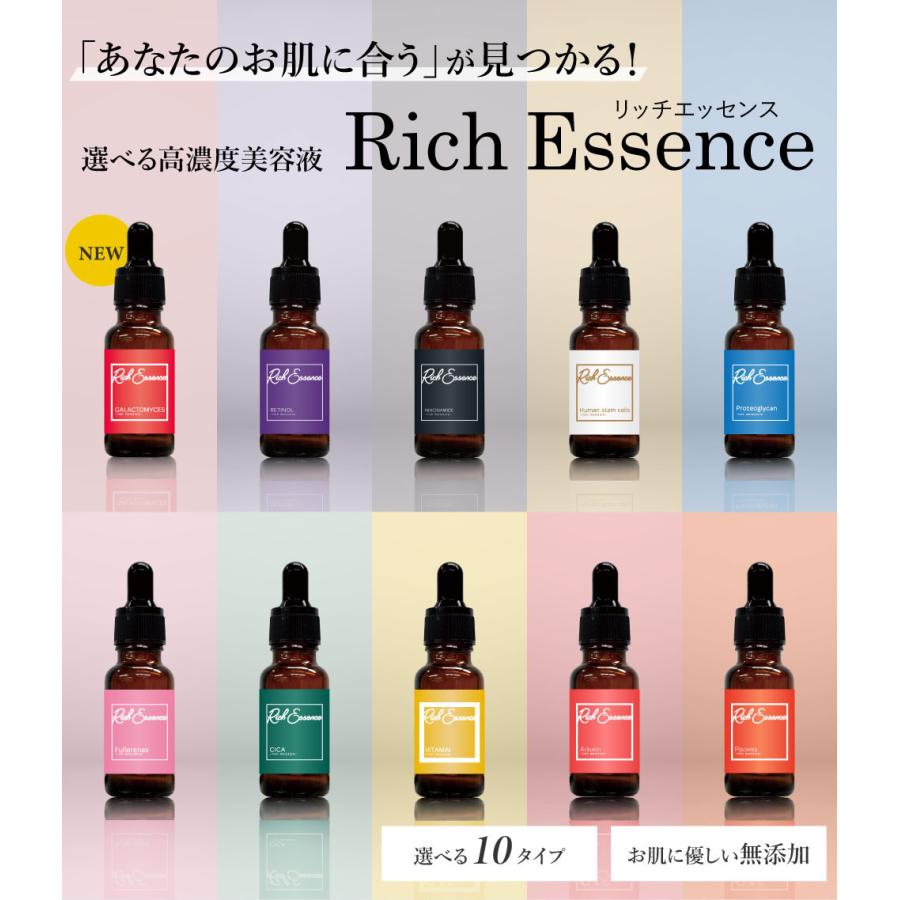 高濃度 美容液 リッチエッセンス 20ml レチノール ナイアシンアミド
