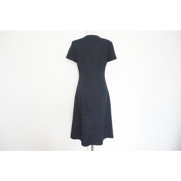 FOXEY（フォクシー） #spc ワンピース 40 紺 半袖 ジップアップ