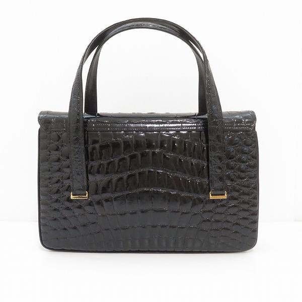anb ジーノトロンバ Gino Tromba ハンドバッグ クロコダイル
