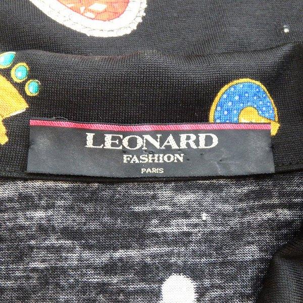 LEONARD（レオナール） #anc シャツ・ブラウス M 黒 マルチ 金ボタン