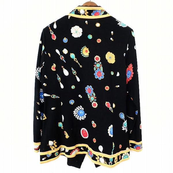 LEONARD（レオナール） #anc シャツ・ブラウス M 黒 マルチ 金ボタン