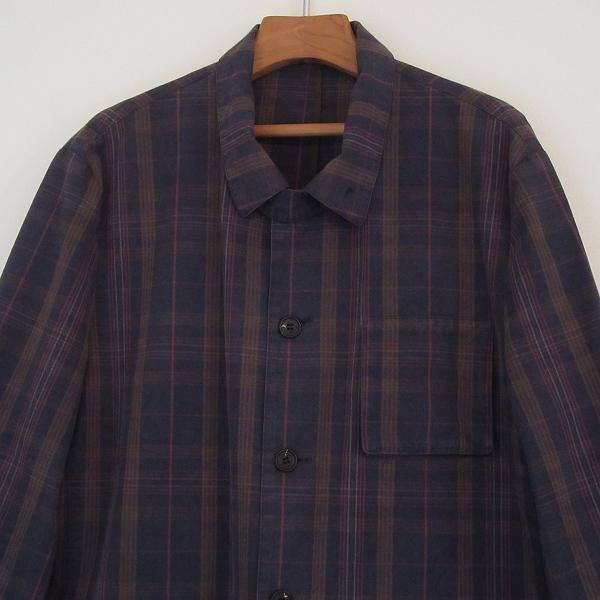 PAPAS（パパス） #anc コート ステンカラーコート ジャケット 紺系 茶