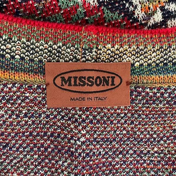 MISSONI（ミッソーニ） #anc カーディガン M マルチ 赤 ニット