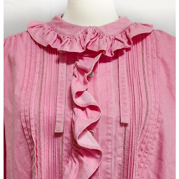 PINK HOUSE（ピンクハウス） #axc シャツ ブラウス ピンク フリル