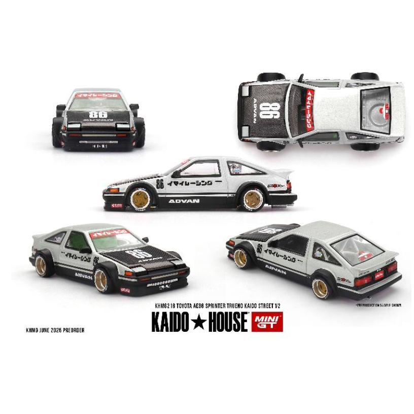 218 TOYOTA AE86 スプリンタートレノ Kaido Street V2 (右ハンドル