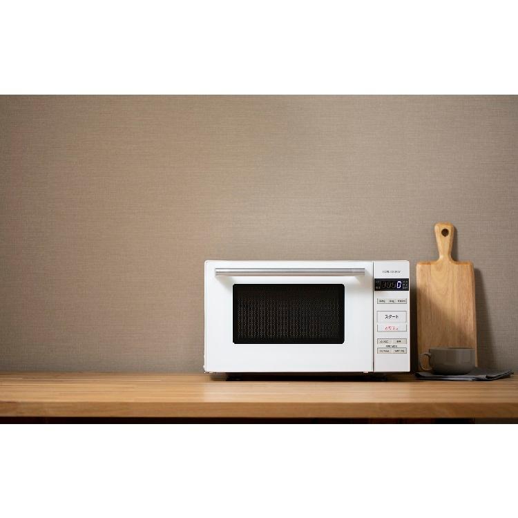 HOME COORDY 電子レンジ 単機能 庫内フラットタイプ 縦開き扉 食材