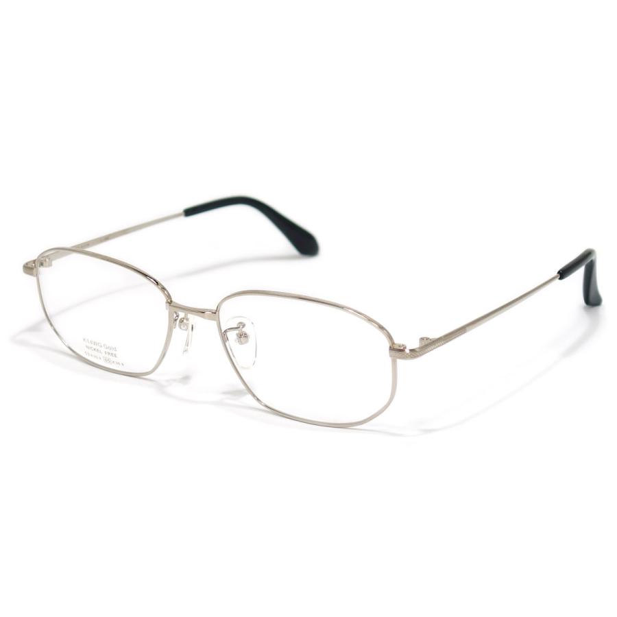 33-840W （55mm） K14WG 【14金ホワイトゴールド眼鏡フレーム ニッケル