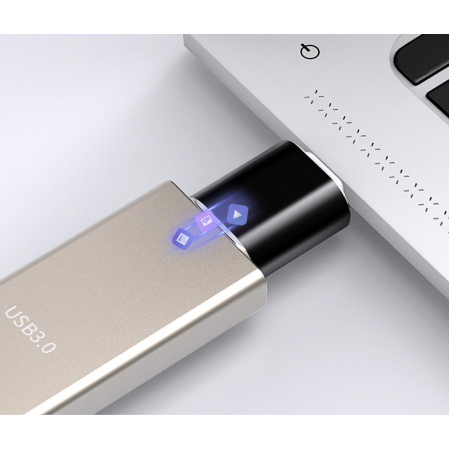 USB変換アダプタ タイプC 超小型 Type-A to Type-C OTGサポート 急速