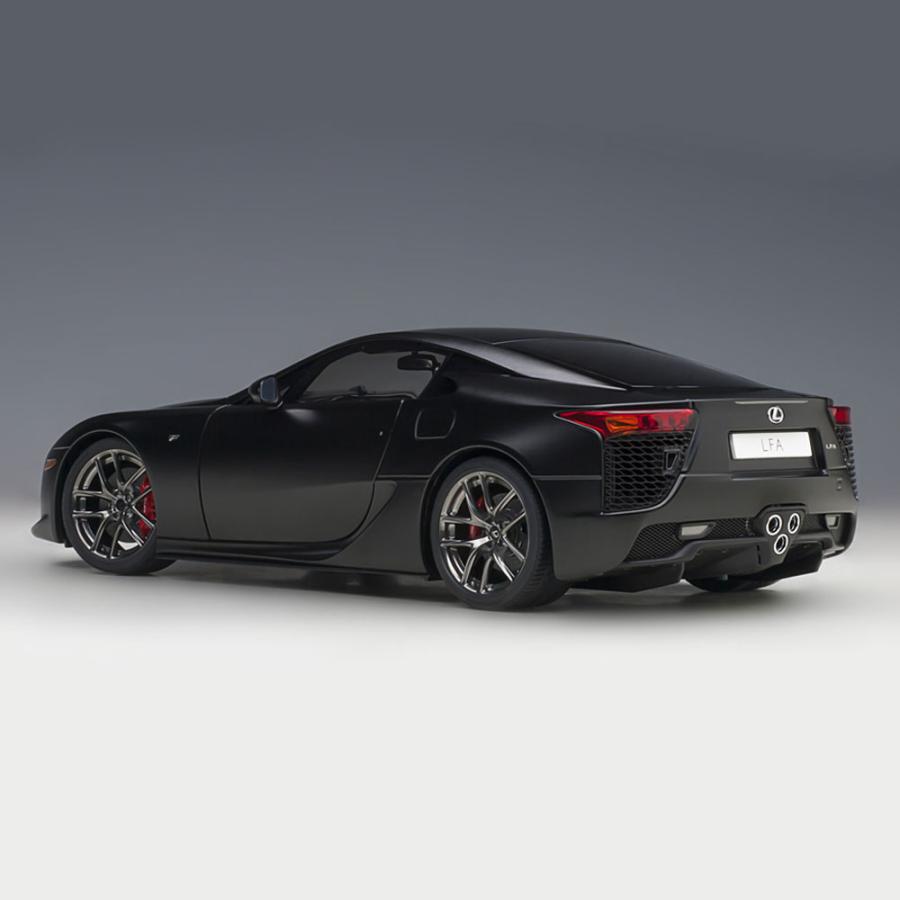 ミニカー 1/18 レクサス LFA マット ブラック オートアート LEXUS