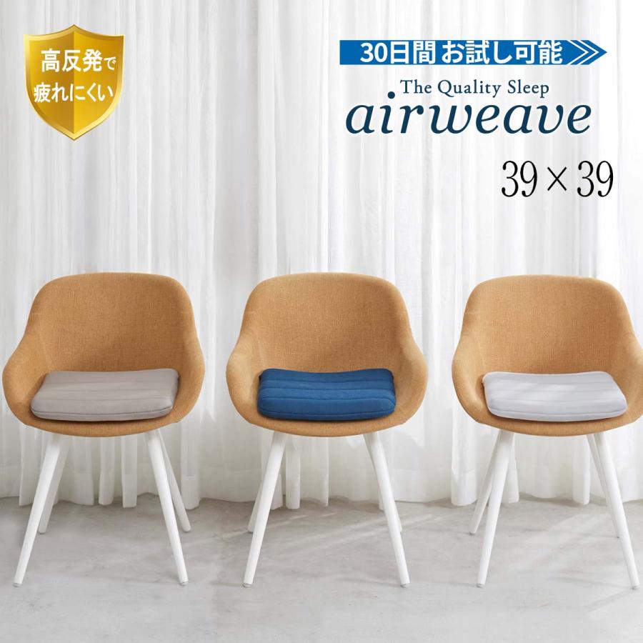 エアウィーヴ（airweave） クッション 日本製 水洗い可能 通気性抜群
