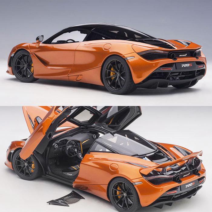 ミニカー 1/18 マクラーレン 720S メタリックオレンジ スーパーカー