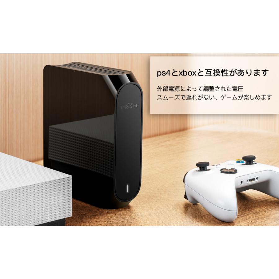 UnionSine 外付けHDD 2TB HD3510 USB 3.2 Gen2 USB-C対応 3.5インチ 外