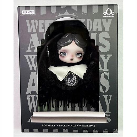 正規品 POP MART SKULLPANDA × Wednesday NY限定 スカルパンダ