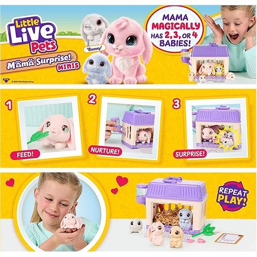 Little Live Pets 】 リトルライブペット ママサプライズミニ リトル