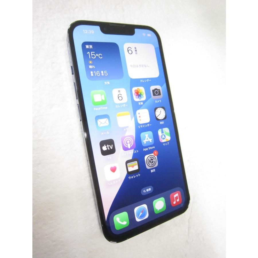 Apple 中古 Apple iPhone13 Pro 512GB シエラブルー MLV03J／A SIM
