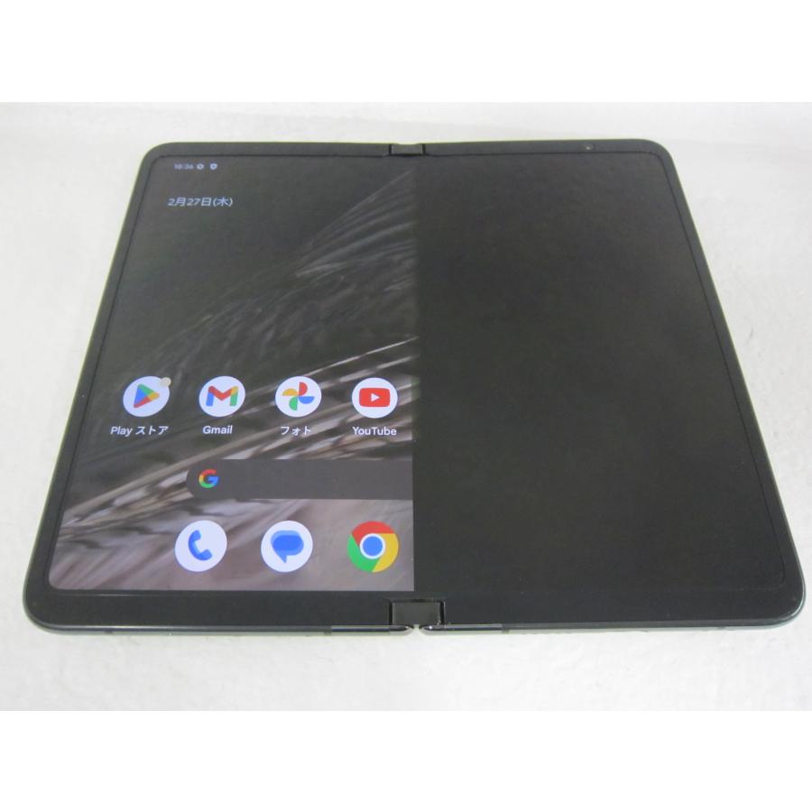 Google Pixel 中古 Fold 256GB オブシディアン G0B96 SIMフリー