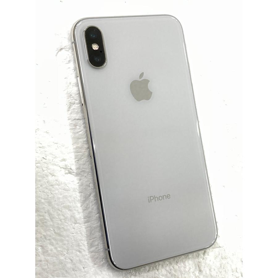 Apple 中古 Apple iPhoneX 64GB MQAY2J/A シルバー docomo : あきばU