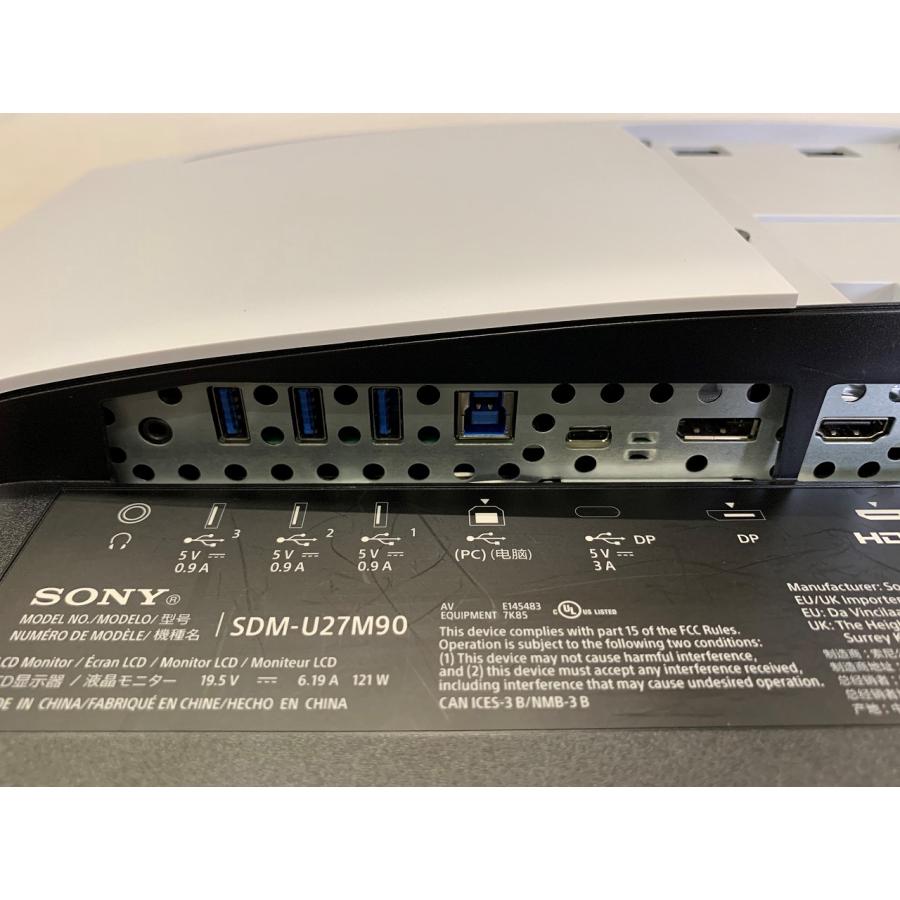 INZONE 中古 液晶ディスプレイ SONY M9 SDM-U27M90 27インチ 4K
