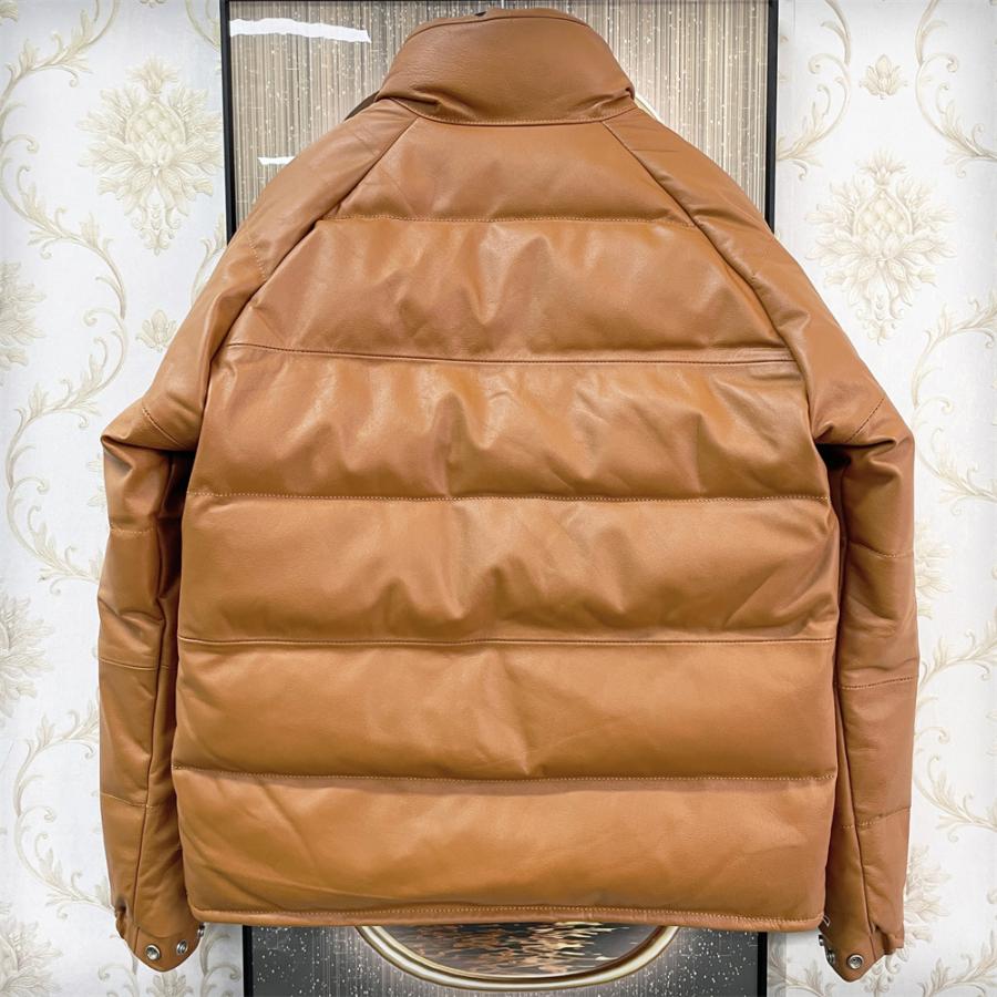 20%off レザー ダウンジャケット EU製 Uaboni Paris ユアボニ パリ発