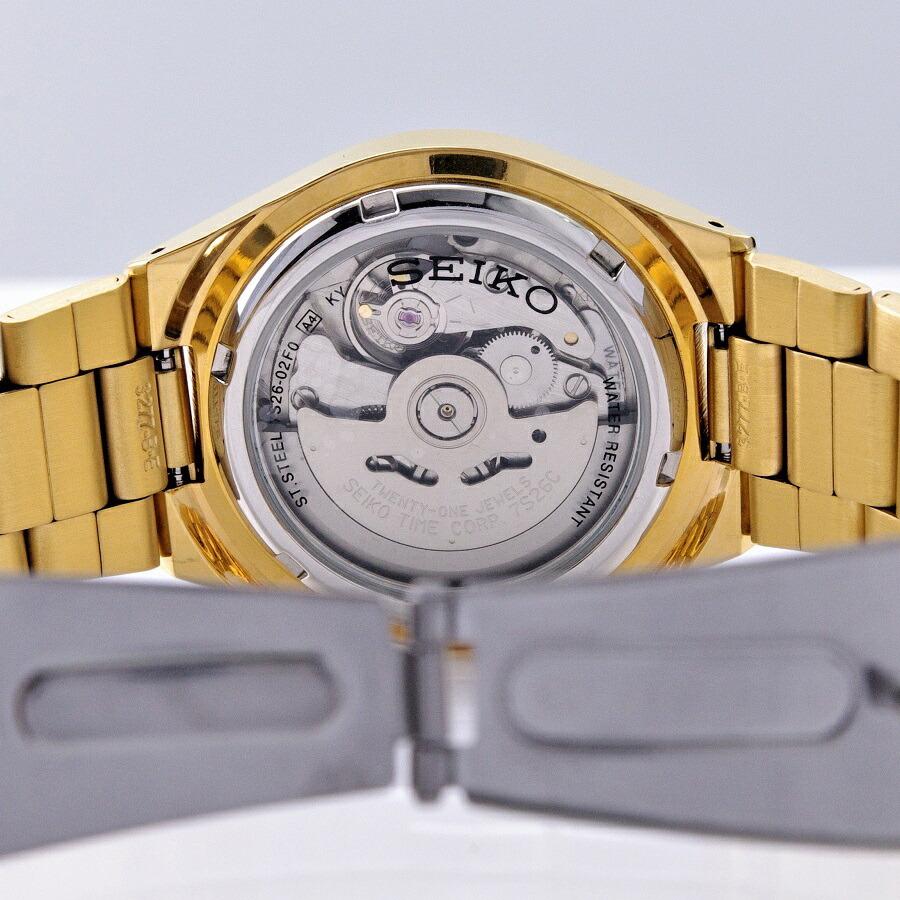 Seiko 5 セイコー SEIKO 腕時計 機械式 自動巻き ゴールド文字盤 海外
