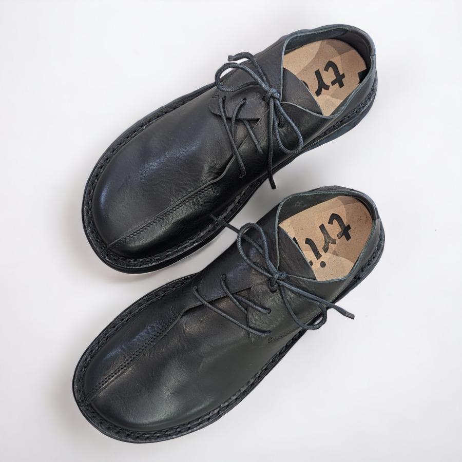 trippen（トリッペン） GANGSTER-WAW ギャングスター BLK-BK レース