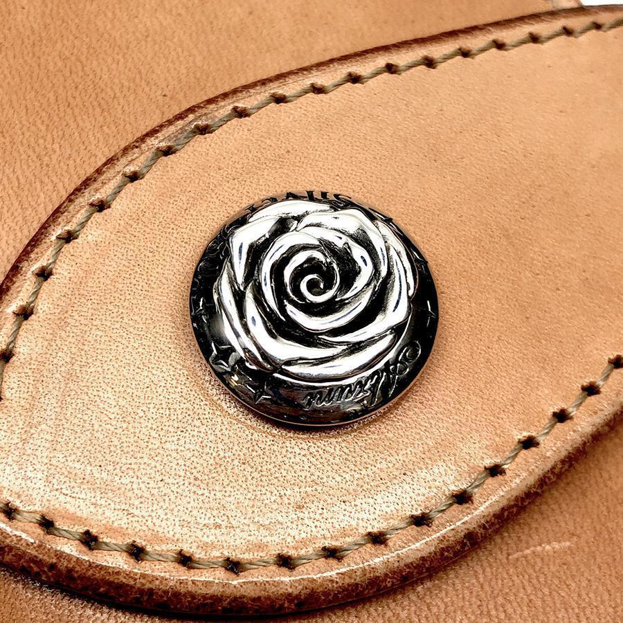 シルバー コンチョ バラ 薔薇 950 メンズ レディース 飾りボタン