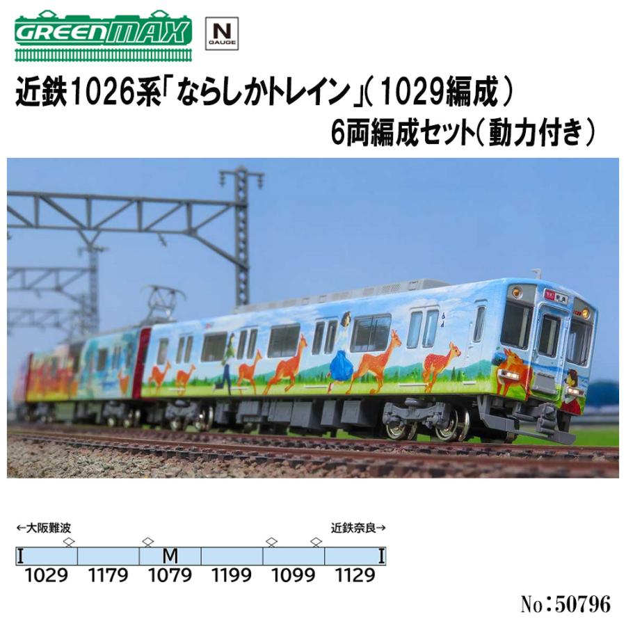 グリーンマックス（GREENMAX） No:50796 近鉄1026系「ならしかトレイン
