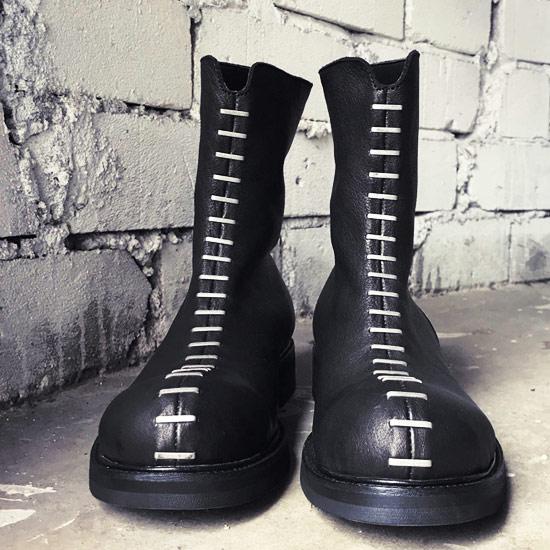 エンジニアブーツ メンズ ミドルブーツ 本革 レザーブーツ V系 ブーツ