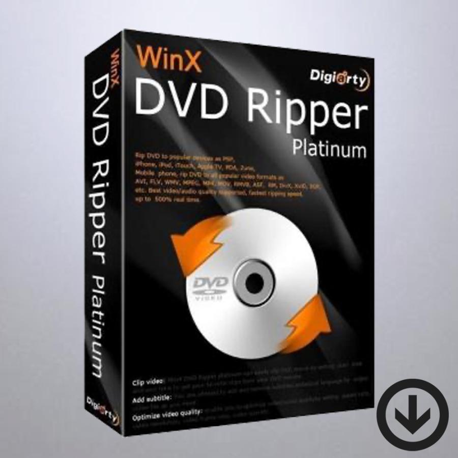 WinX DVD Ripper Platinum 8.5【旧製品】Windows用 [ダウンロード版