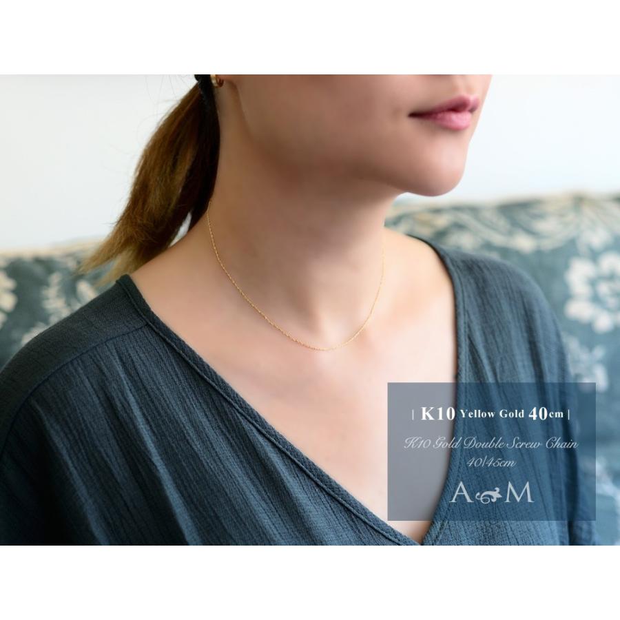 ALOHA MANA（アロハマナ） ネックレス ゴールド チェーン 40cm K10 10