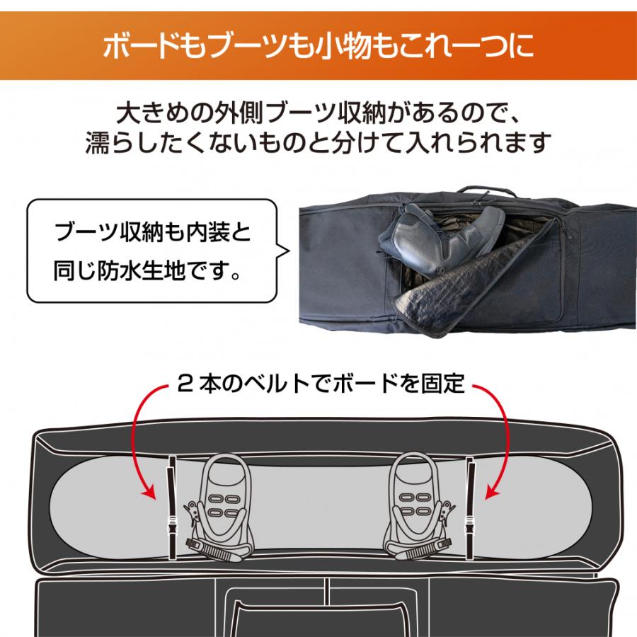 kissmark（キスマーク） キャスター付きボードケース スノーボード