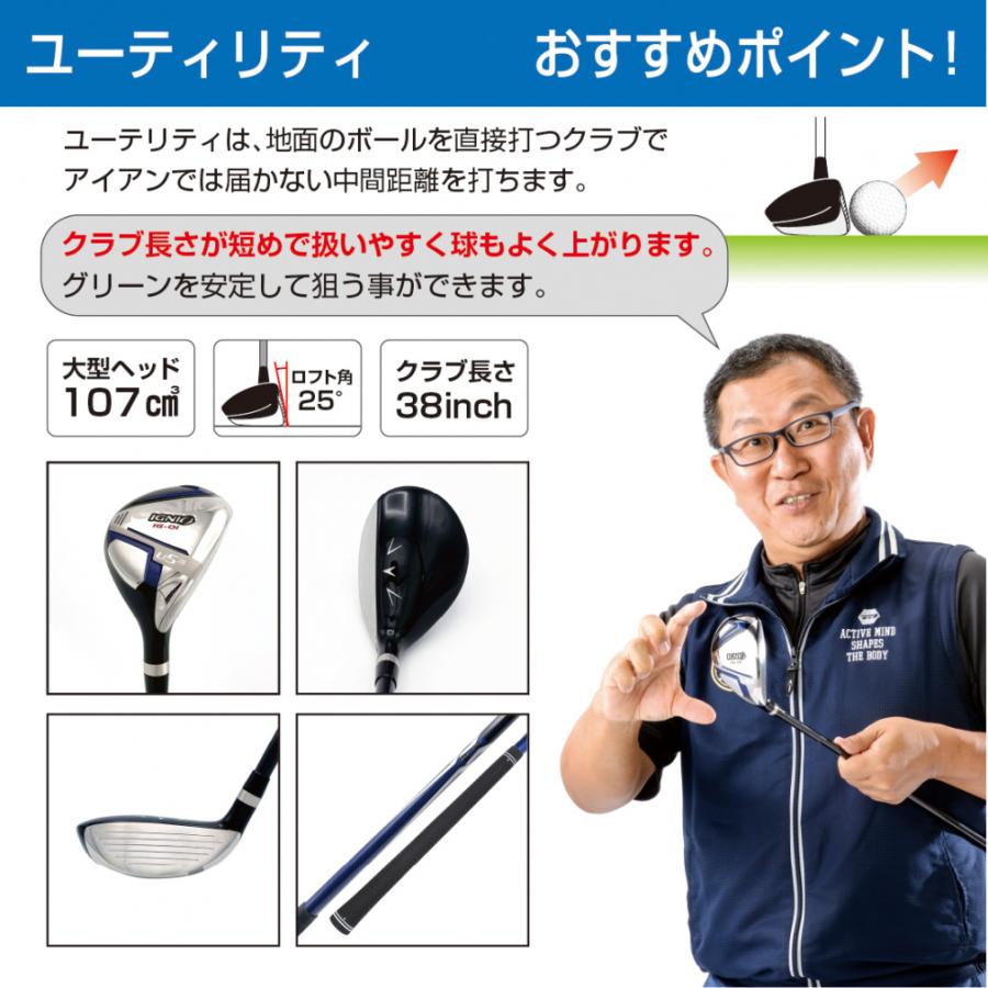 IGNIO（イグニオ） ゴルフ5アカデミー稗田プロ推奨 クラブセット
