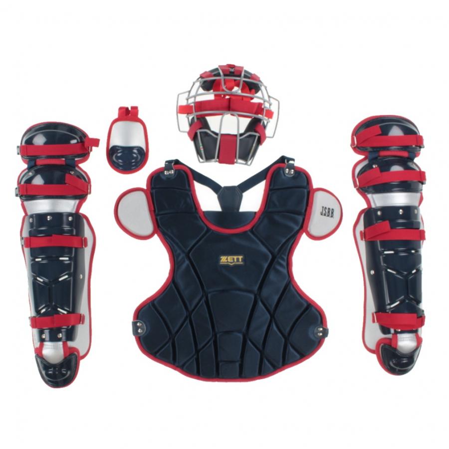 ゼット（ZETT） 軟式キャッチャー防具4点セット BL3332A 軟式用 野球