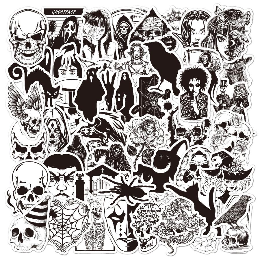 骸骨 スカル 頭蓋骨 ドクロ 髑髏 死神 デカダンス ホラー ハロウィン