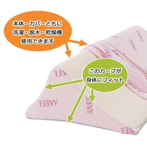 日本エンゼル 洗えるフィット 三角柱クッションII 70cmタイプ : 介護