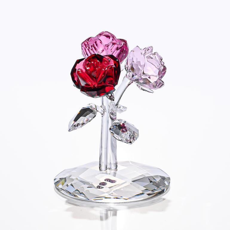 SWAROVSKI（スワロフスキー） クリスタルフィギュア ローズ ブーケ