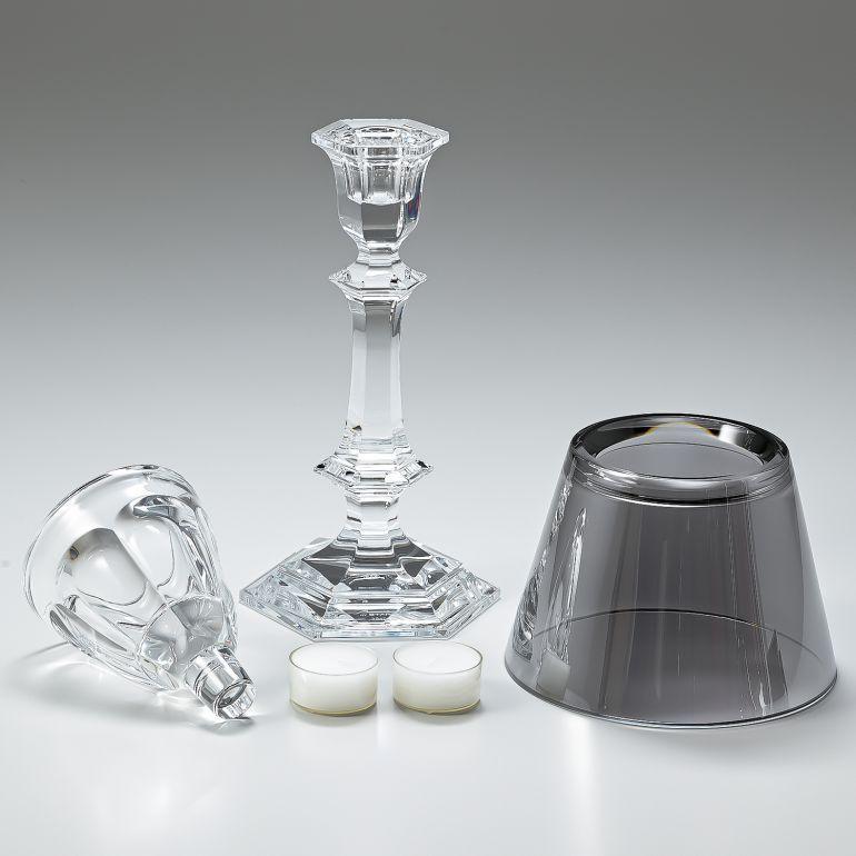 バカラ（Baccarat） キャンドルスタンド アワファイヤー シルバー 32.5