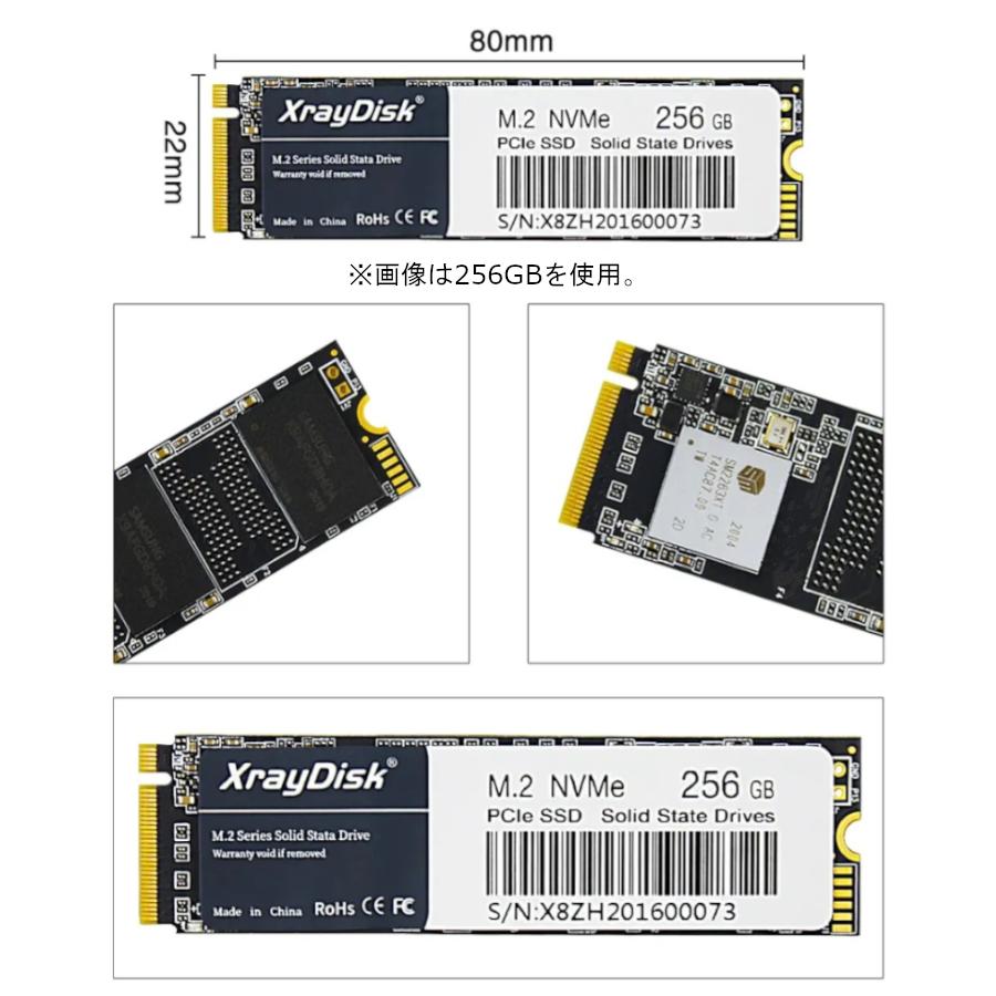 M.2 NVMe 1TB | 内蔵SSD 外付けSSD Xray Disk PCIe ノートブックPC用