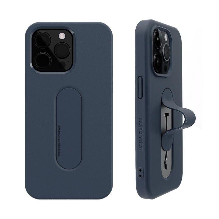 iPhone15 Pro ケース Mag Grip フラットケース ネイビー : AB-Next
