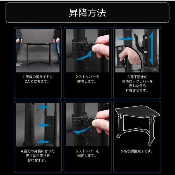 Bauhutte（バウヒュッテ） カドデスク BHD-700K-BK 部屋のカドに設置