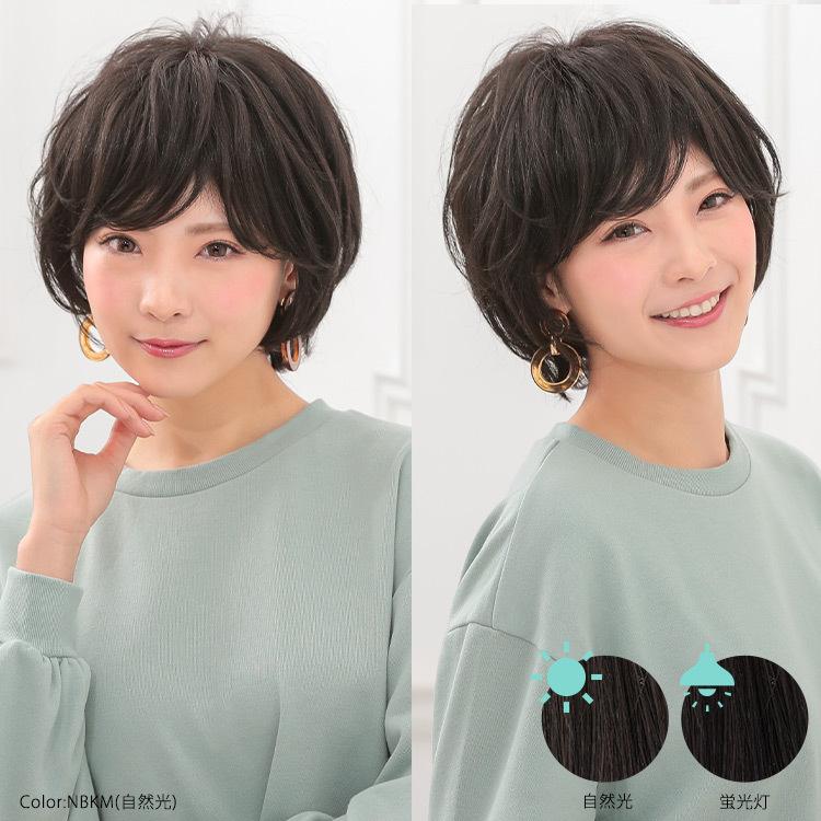 AQUADOLL VENUS 返品補償あり 医療用ウィッグ 人毛 mix ショート