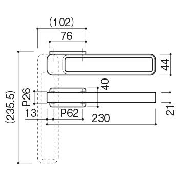 KAWAJUN SC-841-XC KAWAJUN ランドリーバー機能付可動タオルレール