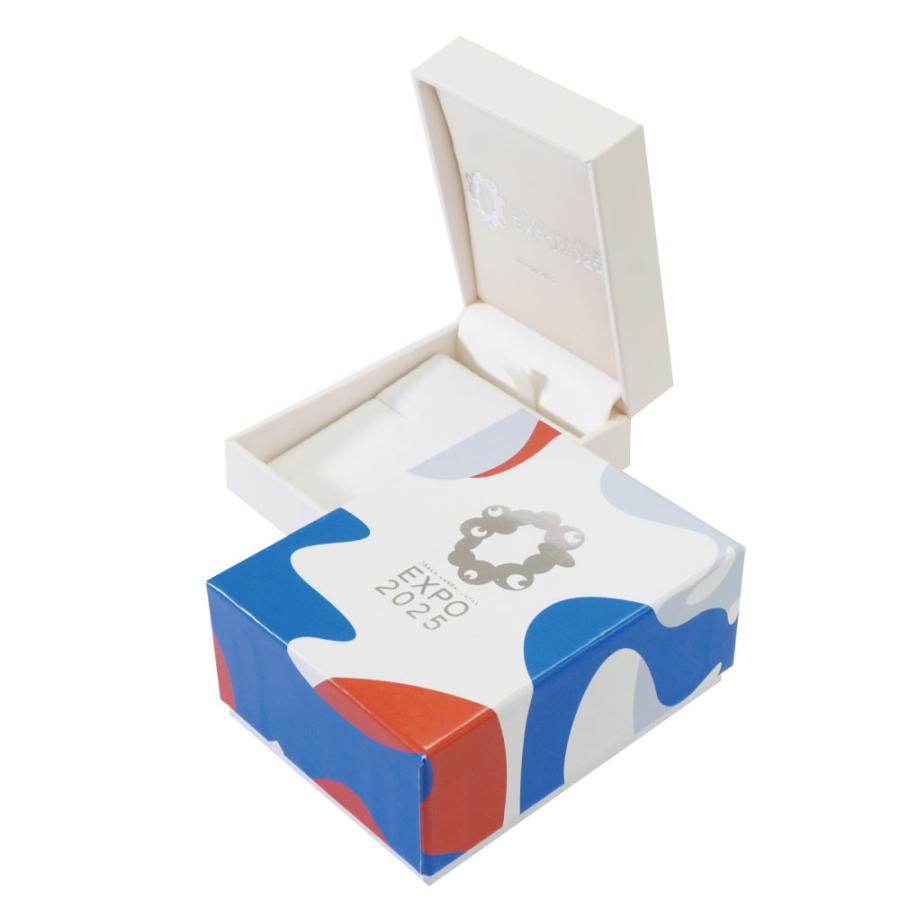 EXPO2025 公式ロゴ シルバーピンバッジ / ミャクミャク 大阪 関西 万博