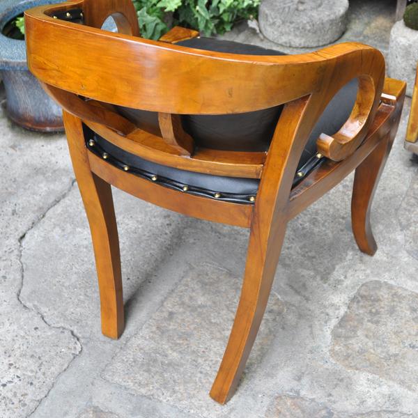 レザーアームチェア 牛革 エレファントチェアUSED 中古 チーク レザー