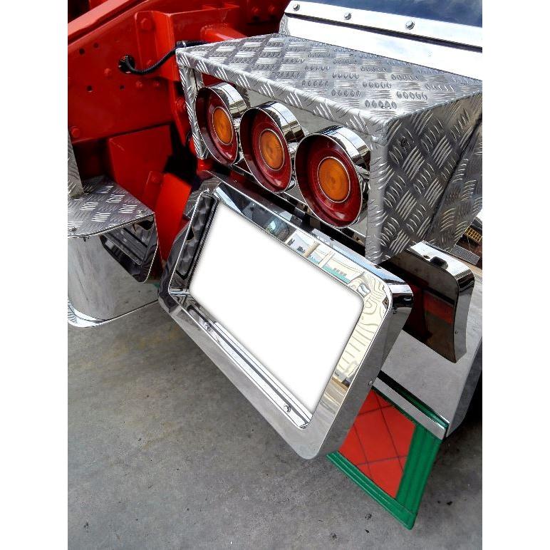 アートフレンド オリジナル ナンバー枠 角R 大型用 トラック AF221