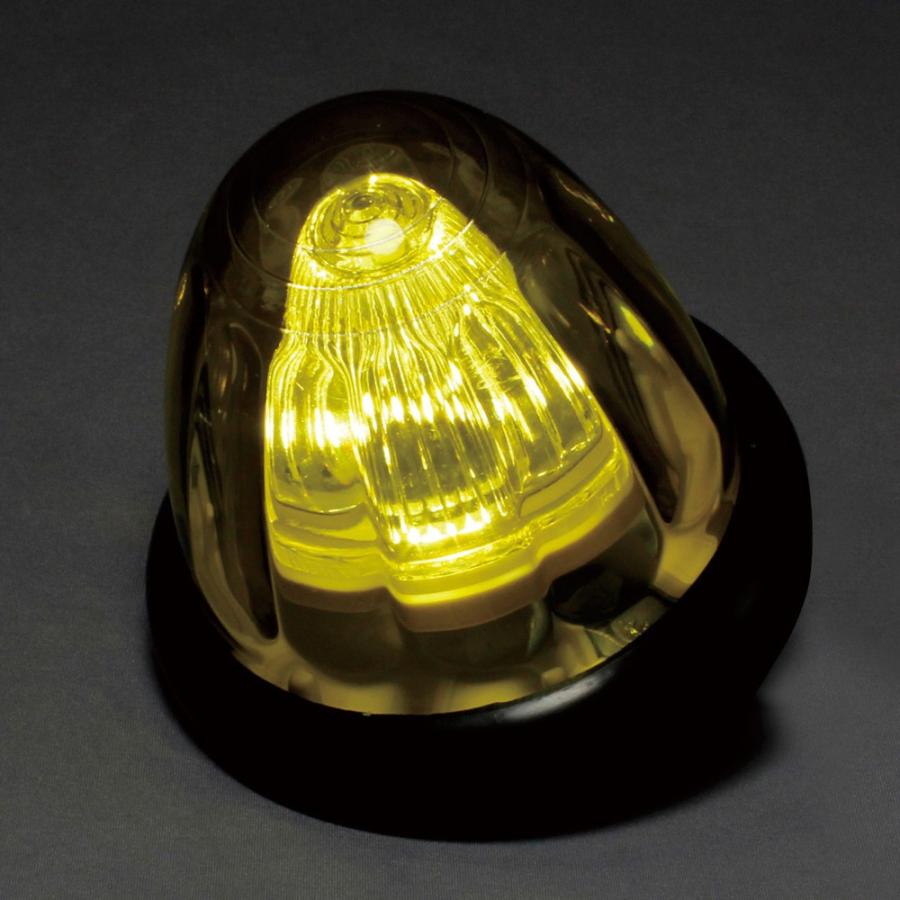 YAC（ヤック） YAC LED ドームマーカー イエロー 24V トレクス TREX