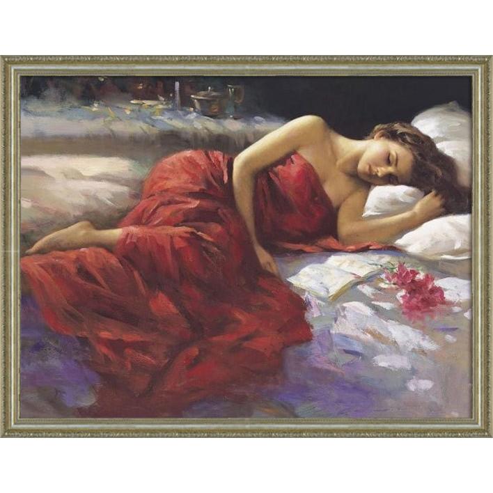 艶美な油彩画 女性美を堪能する絵画 30号サイズ 裸婦画 裸婦 絵画 油彩