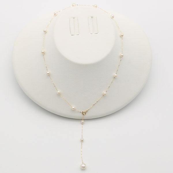 真珠 パール ネックレス あこや真珠 4.5mm-5mm ホワイトカラー ベビー