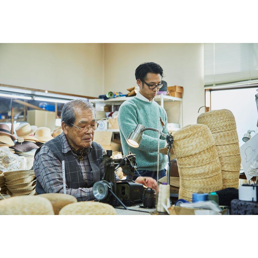 田中帽子店 麦わら帽子 Alice(アリス)ポークパイ型 女優帽 ストロー