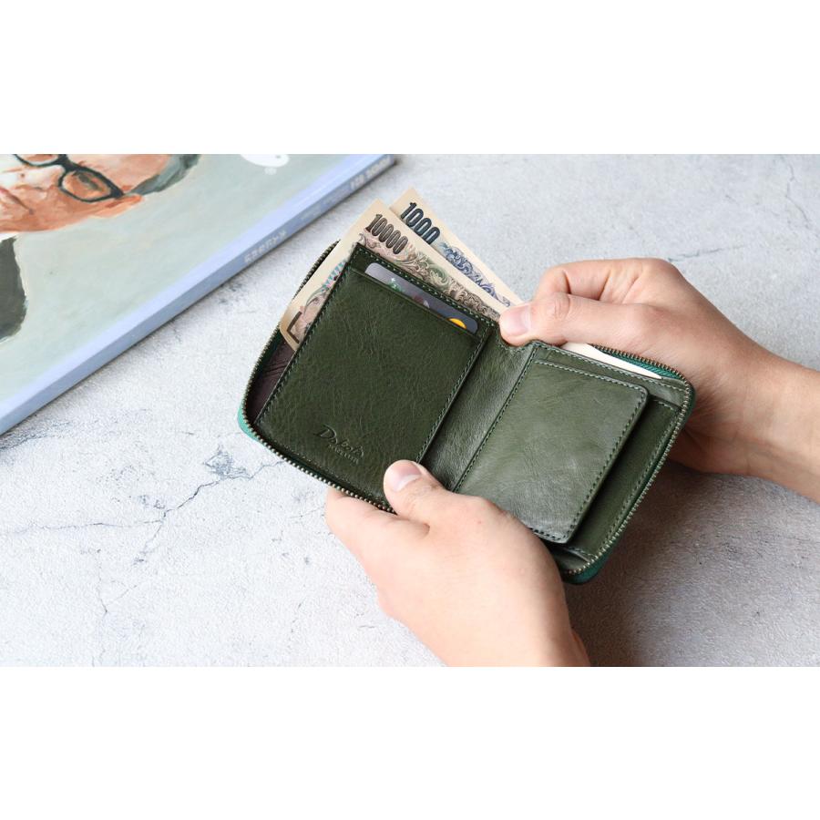 Dakota（ダコタ） 二つ折り財布 BLACKLABEL ブラックレーベル ミニモ